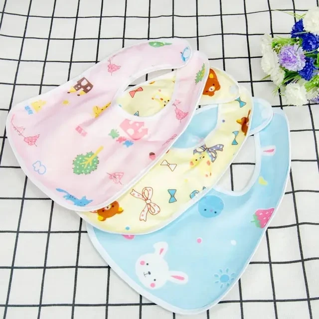 Trosskart Baby Bibs Pack of 3 – Soft, Absorbent & Adjustable